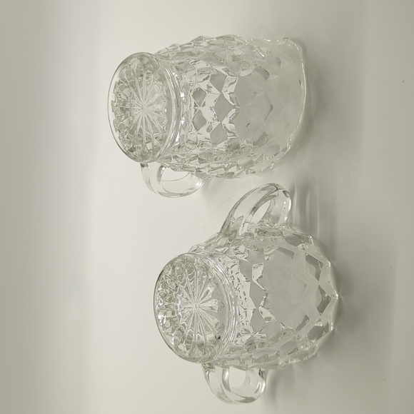 Fostoria or American clear cream and sugar - Picture 4 of 4
